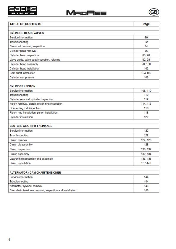 Sachs Madass 50 Workshop Service Repair Manual - English & German Language