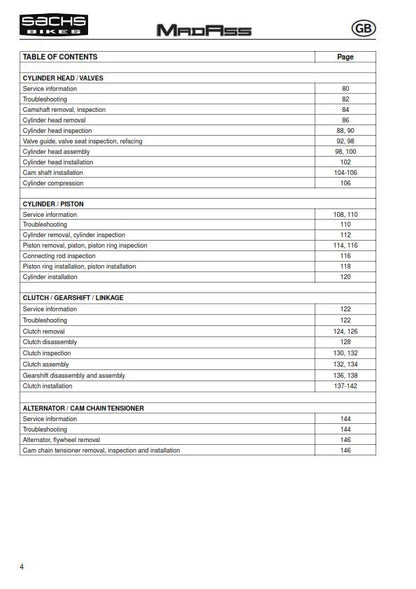 Sachs Madass 50 Workshop Service Repair Manual - English & German Language