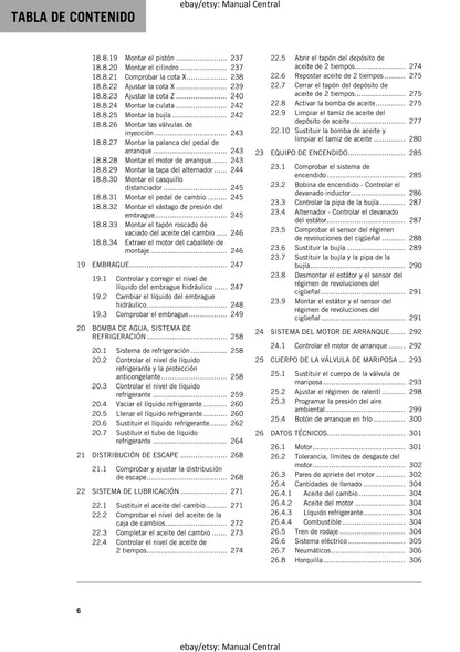 Spanish Language - KTM 2021 - 150 Exc Xc-w Tpi - Manual de Reparacion