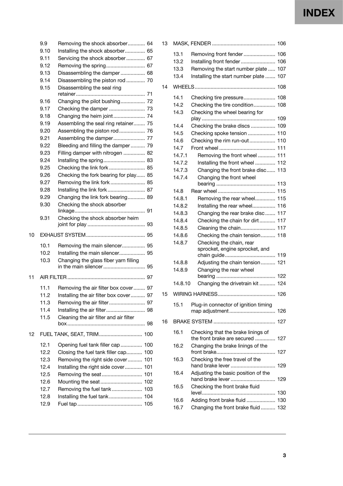 Husqvarna 2021 - TC 125 - Workshop Service Repair Manual