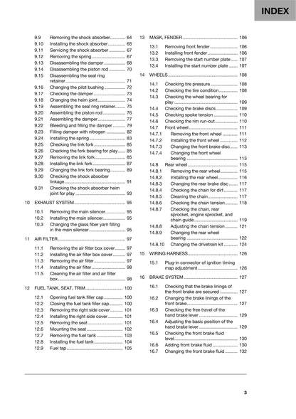 Husqvarna 2021 - TC 125 - Workshop Service Repair Manual