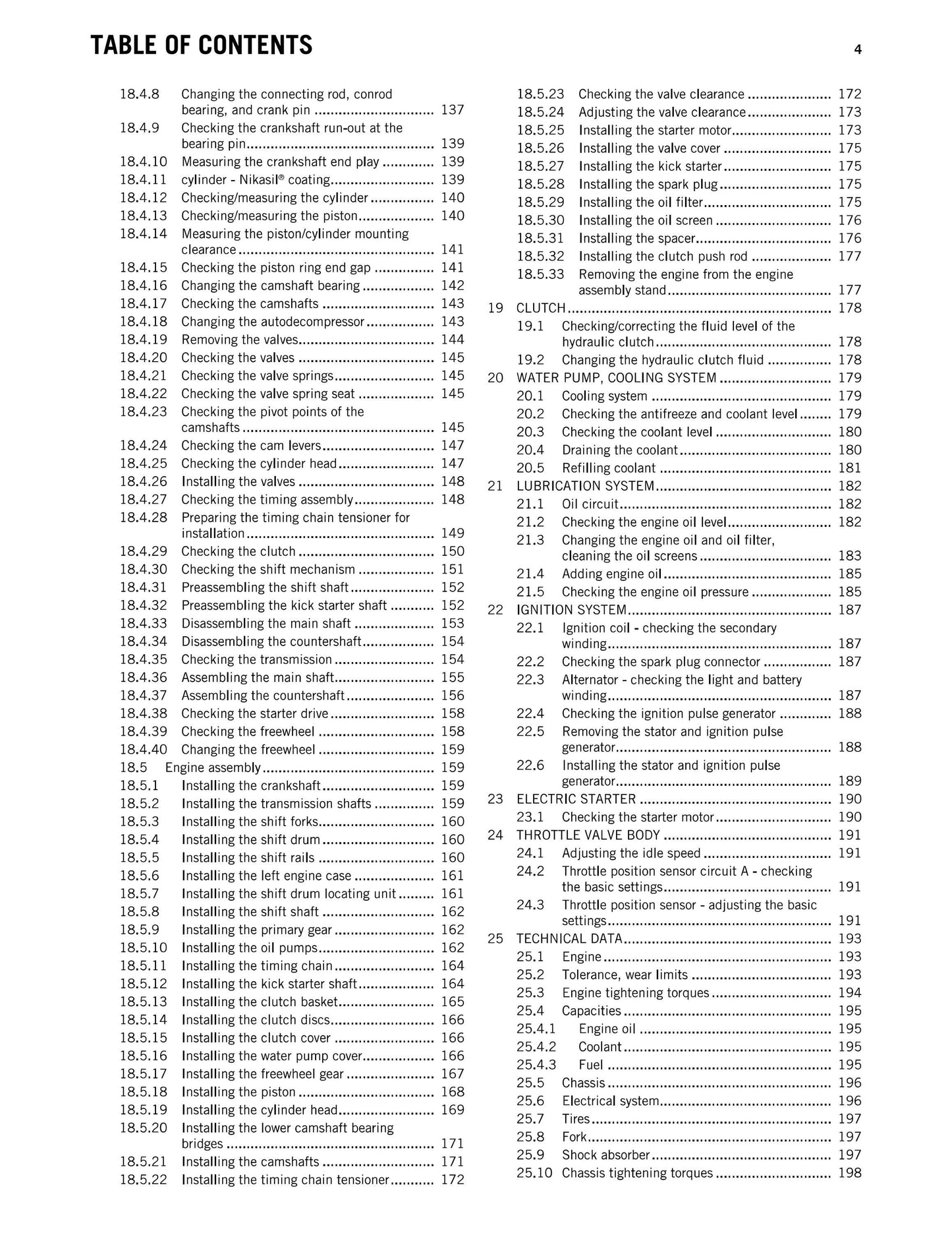 KTM 2012 - 250 Exc-f Six Days Xcf-w - Service Workshop Repair Manual