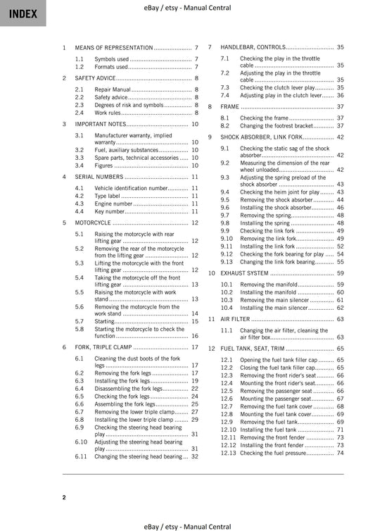 KTM 2023 - RC 200 GP - Service Workshop Repair Manual