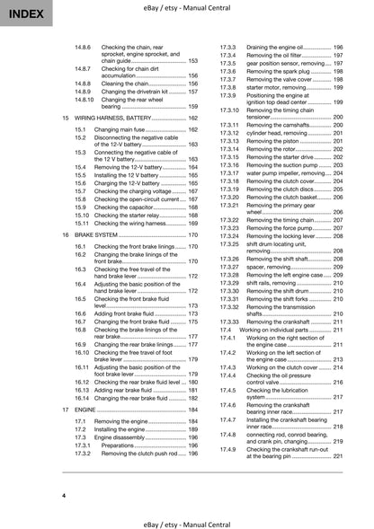 Husqvarna 2022 - FC 250 - Service Workshop Repair Manual