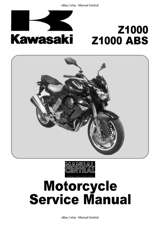 Kawasaki Z1000 ABS 2007 2008 2009 - Workshop Service Repair Manual