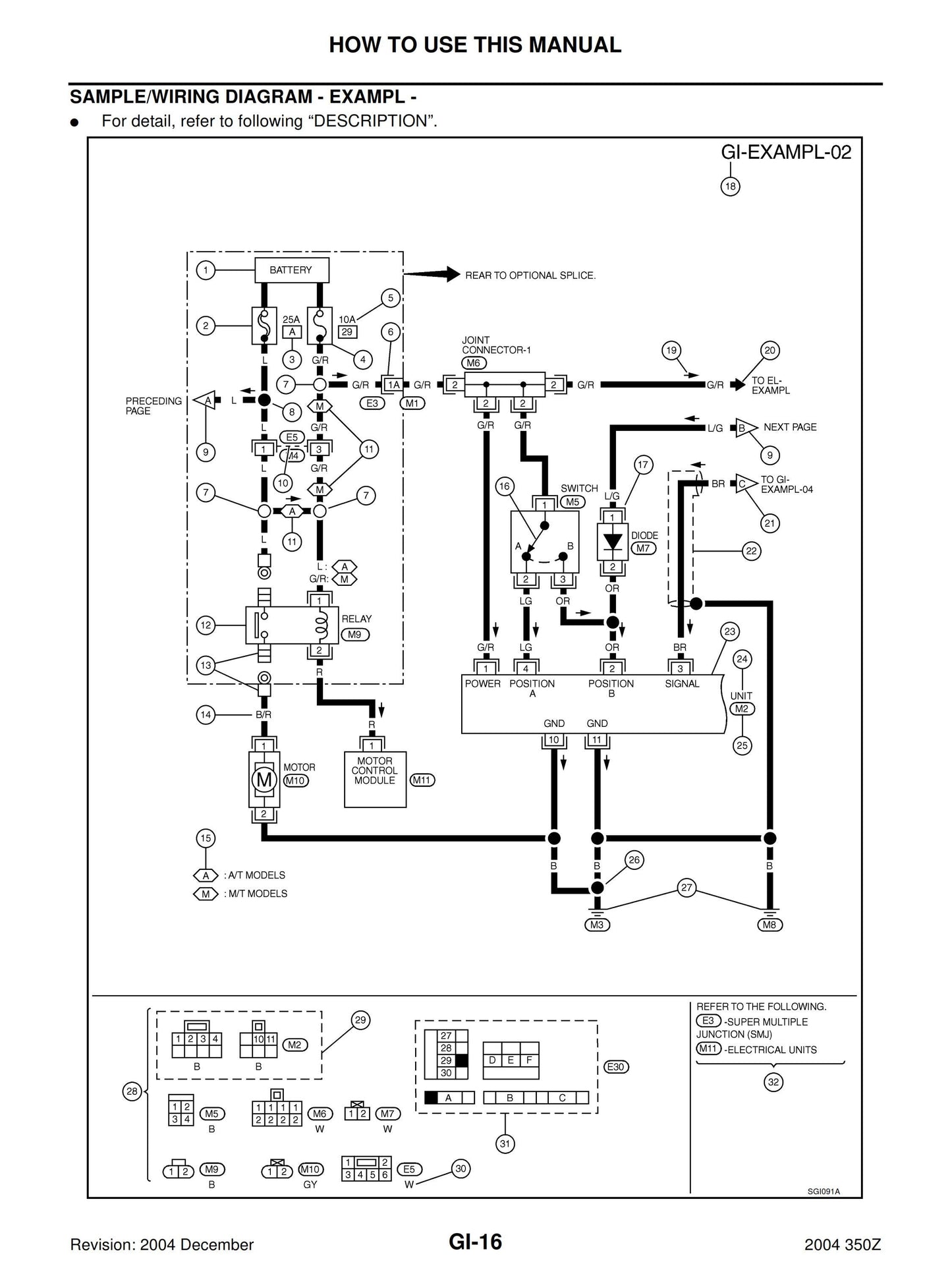 Nissan 2004 - 350z Z33 Series - Workshop Service Repair Manual