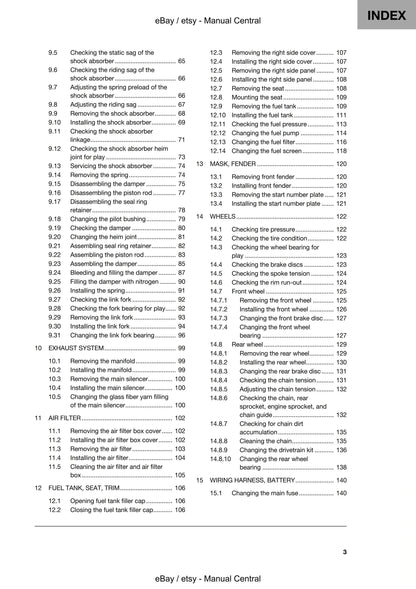 Husqvarna 2022 - FC 450 Rockstar Edition - Service Workshop Repair Manual