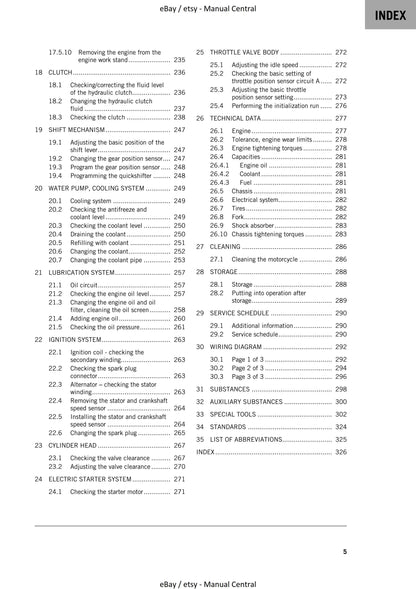 KTM 2022 - 250 Sx-f Factory Edition - Service Workshop Repair Manual
