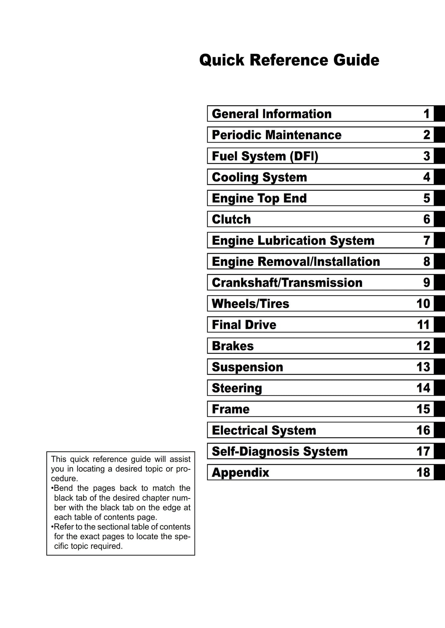 Kawasaki Ninja ZX-6R ABS - 2013 - Workshop Service Repair Manual