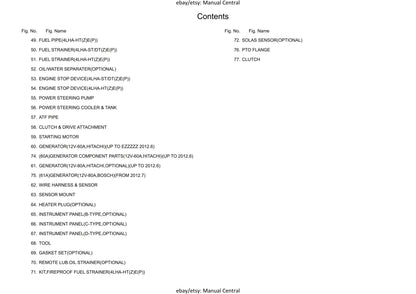 Yanmar Marine Diesel Engine - 4LHA Ste Stze Stp Stzp Dte Dtze Dtp Dtzp Hte Htze Htp Htzp - Parts Manual