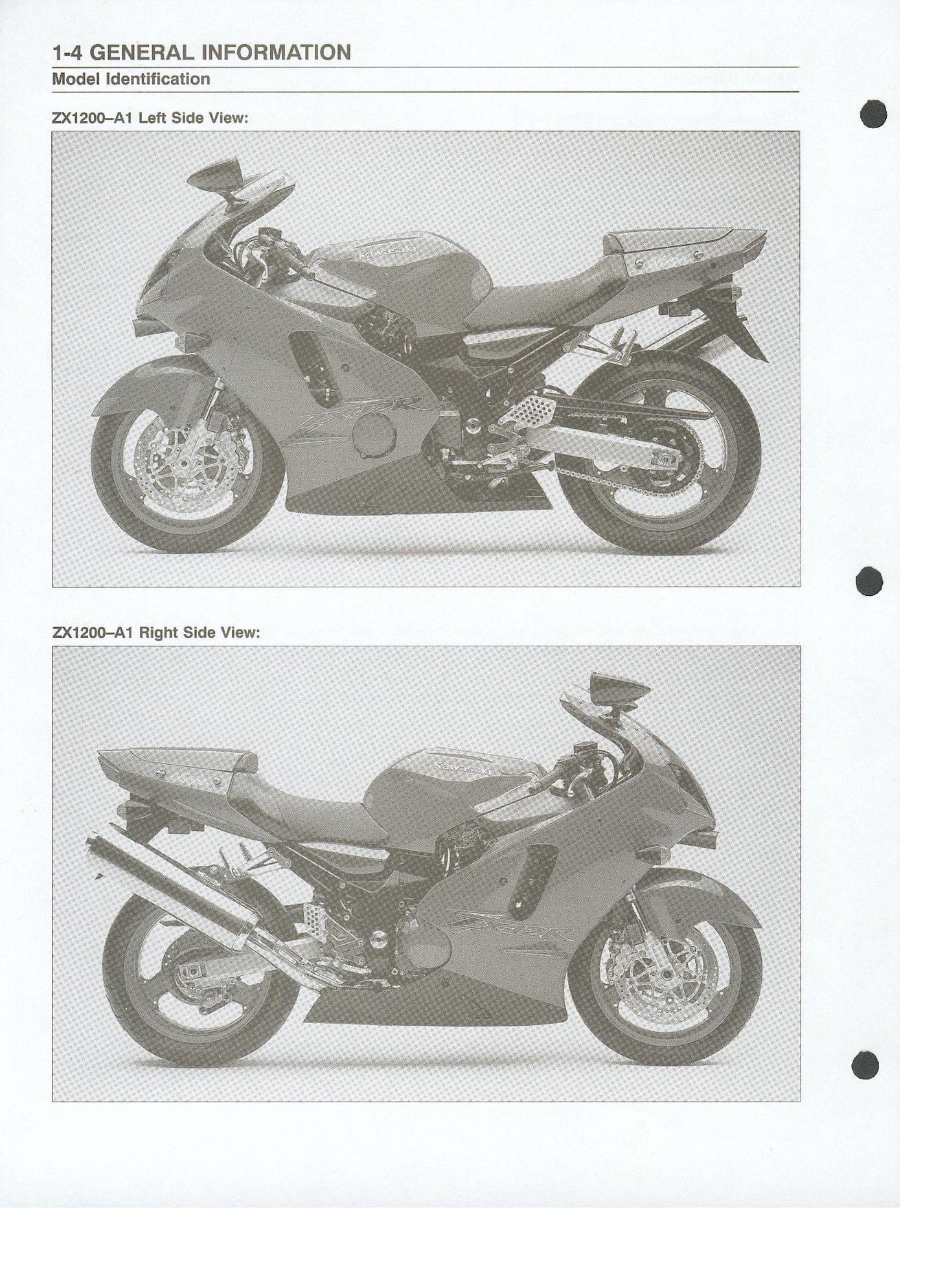 Kawasaki Ninja ZX-12R - 2000 - ZX1200-A1 - Workshop Service Repair Manual