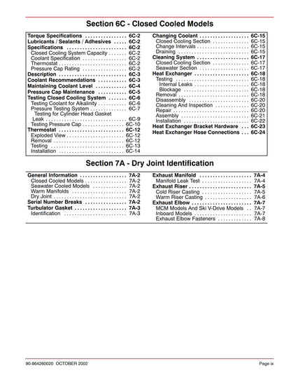 Mercury Mercruiser Service Manual 37- Marine Engines Dry Joints