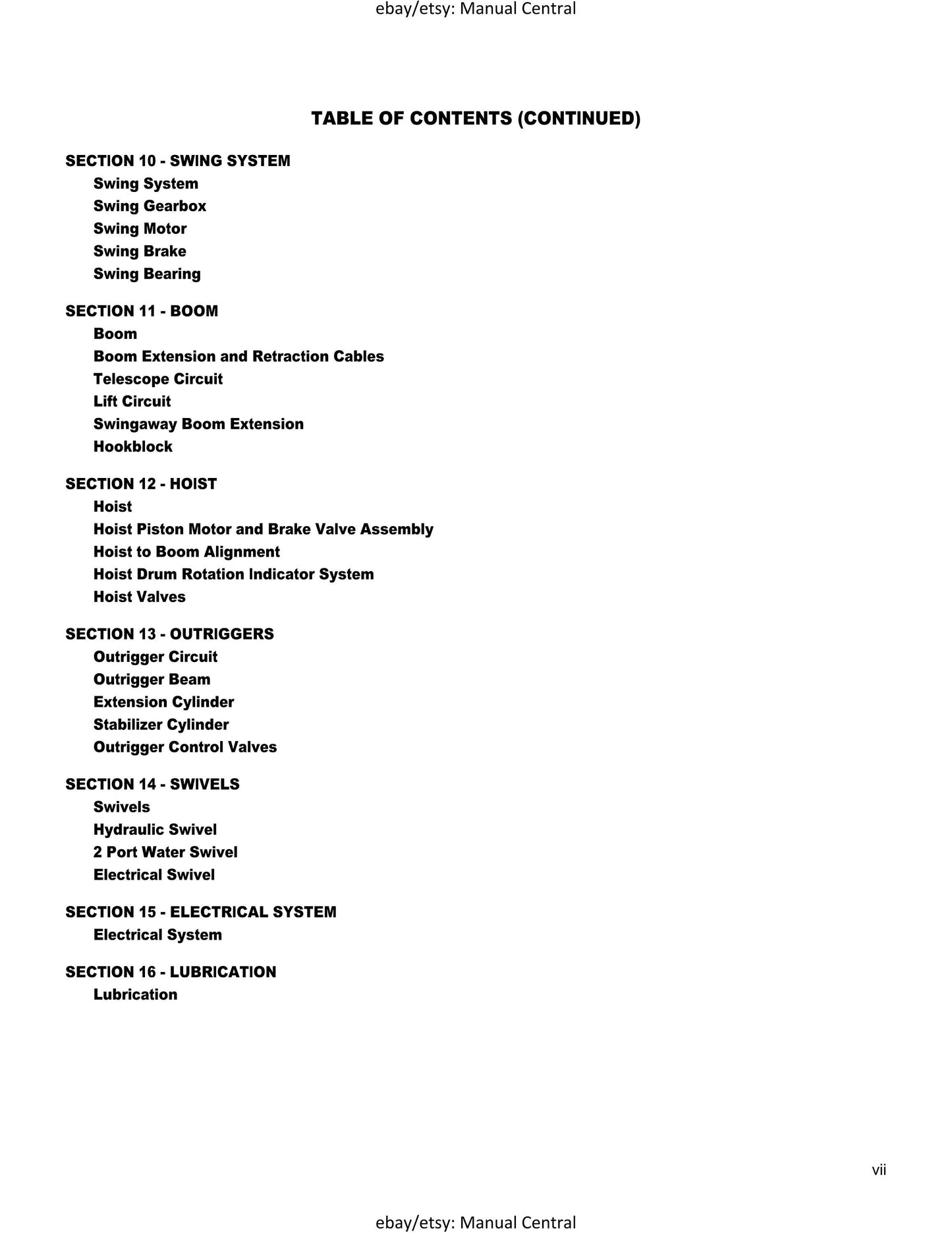 Grove Crane - RT530E - Service Workshop Repair Manual