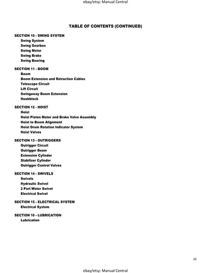 Grove Crane - RT530E - Service Workshop Repair Manual
