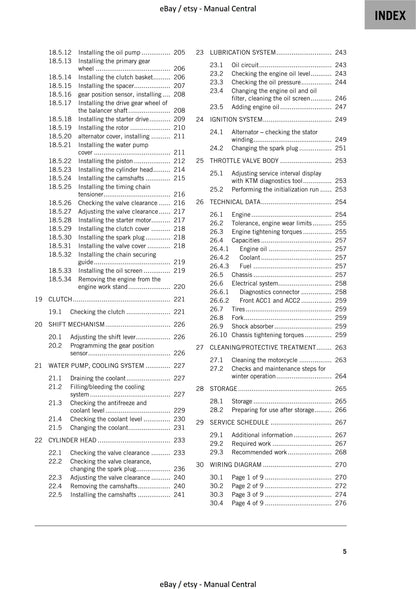 PDF - KTM 2020 - 125 DUKE - Service Workshop Repair Manual