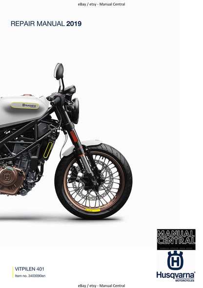 Husqvarna 2019 - Vitpilen 401 - Workshop Service Repair Manual