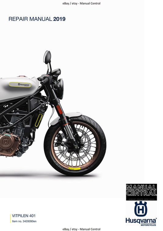 Husqvarna 2019 - Vitpilen 401 - Workshop Service Repair Manual