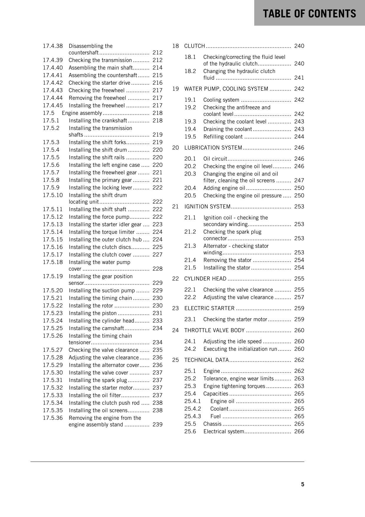 KTM 2016 - 450 SX-F Factory Edition - Service Workshop Repair Manual