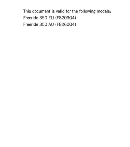 KTM 2017 - Freeride 350 - Service Workshop Repair Manual