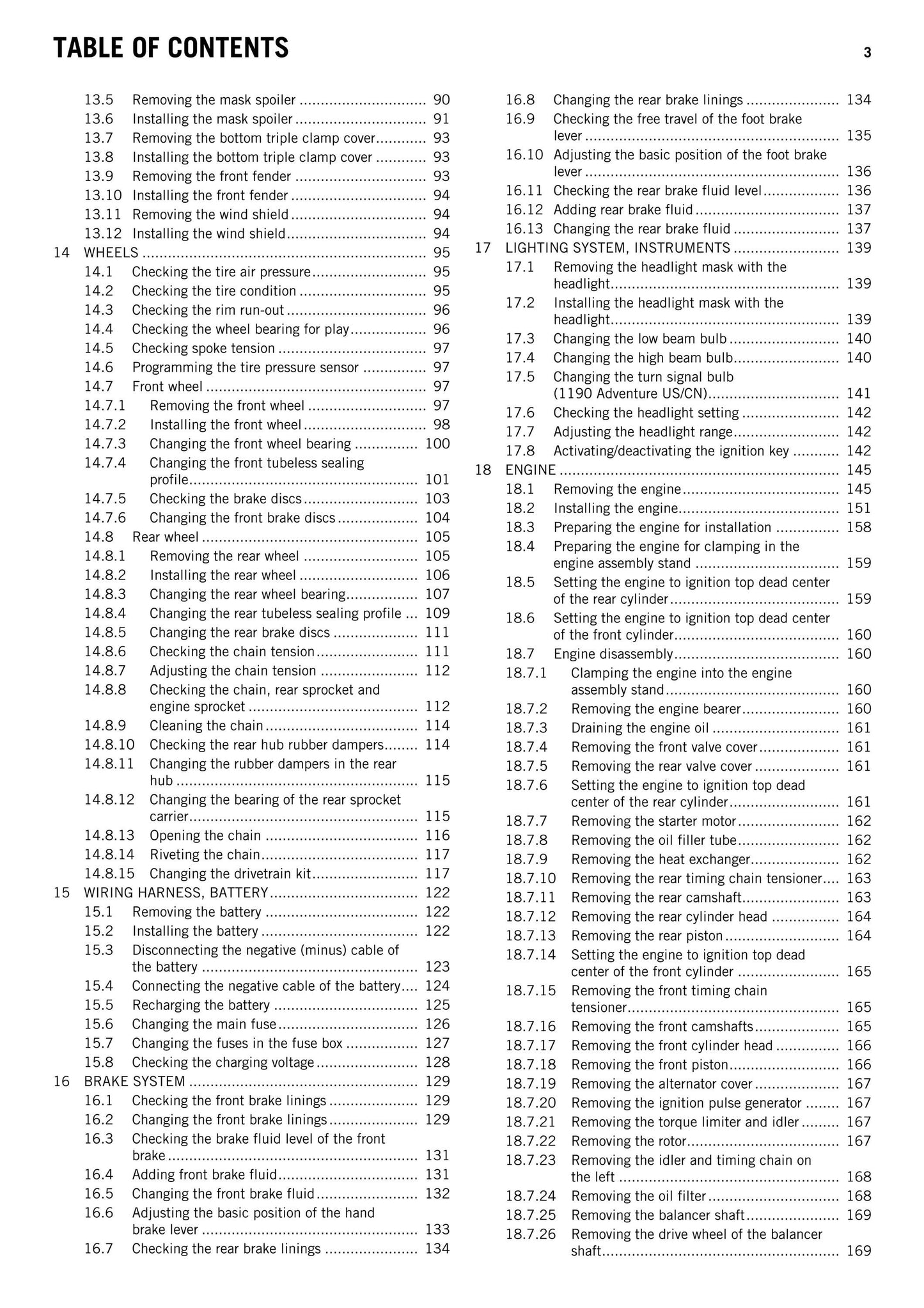 KTM 2014 - 1190 Adventure - Service Workshop Repair Manual