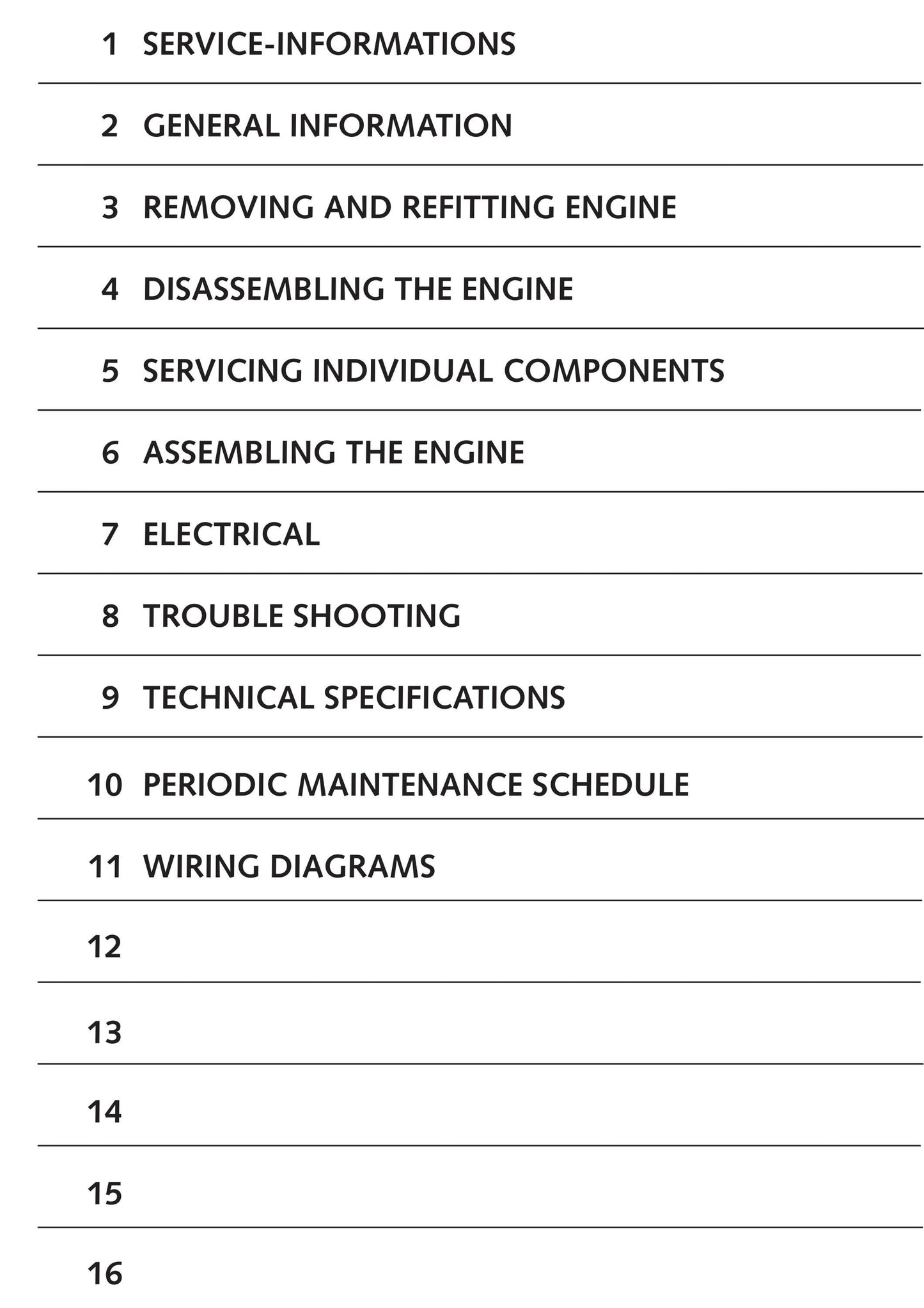 KTM 1999 2000 2001 2002 2003 - 125 200 Exc Egs Exe Supermoto- Engine - Service Workshop Repair Manual