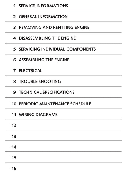 KTM 1999 2000 2001 2002 2003 - 125 200 Exc Egs Exe Supermoto- Engine - Service Workshop Repair Manual