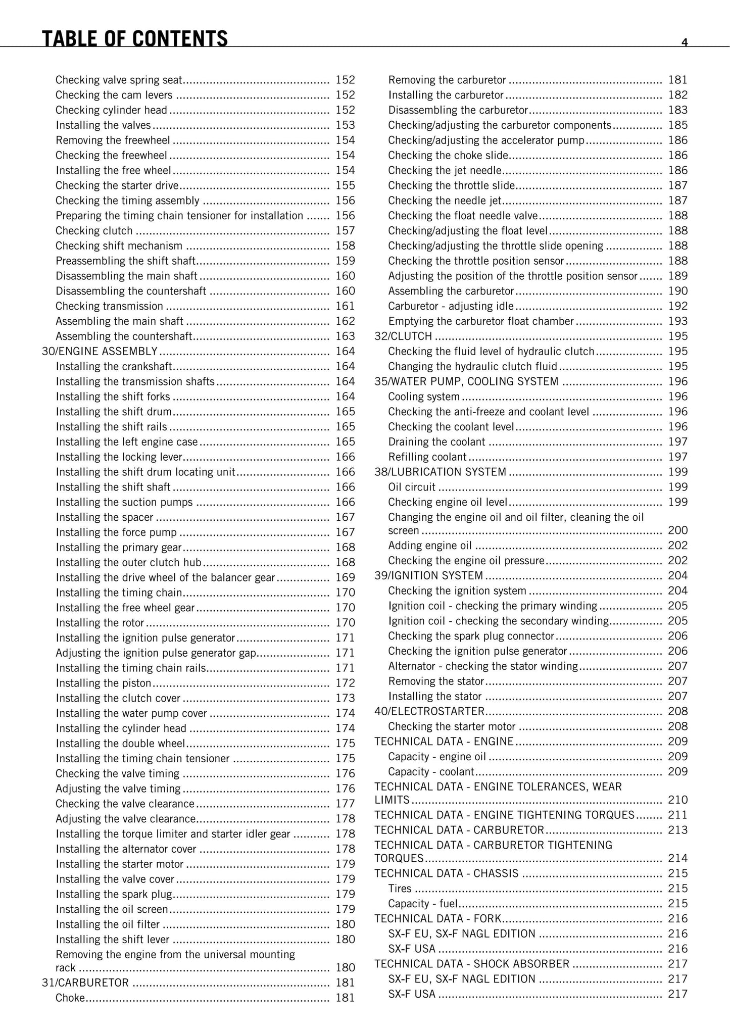 KTM 2010 - 450 SX-F Nagl Edition - Workshop Service Repair Manuals