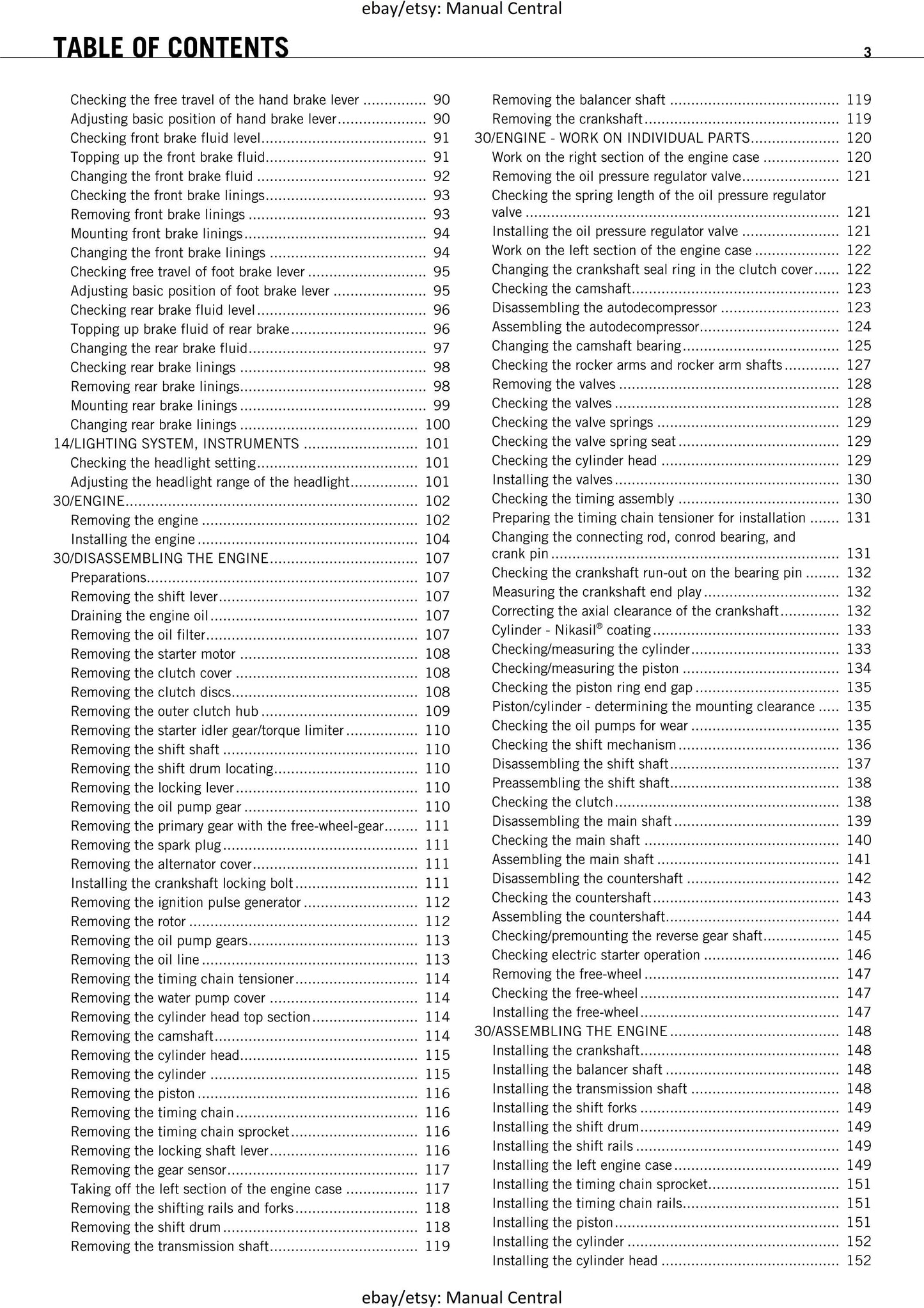 KTM ATV 2008 - 450 525 Xc Atv - Service Workshop Repair Manual