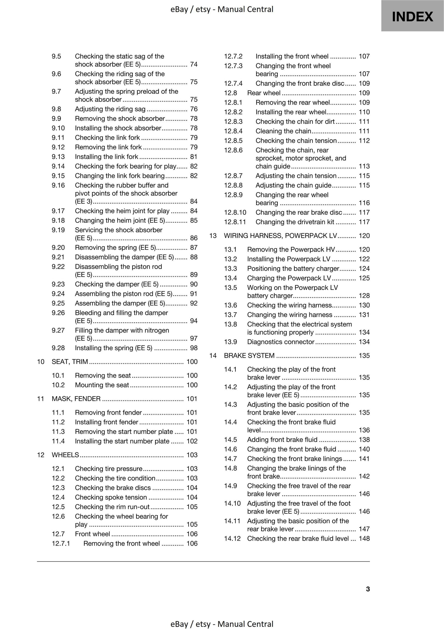 Husqvarna 2023 - EE 3 5 - Service Workshop Repair Manual