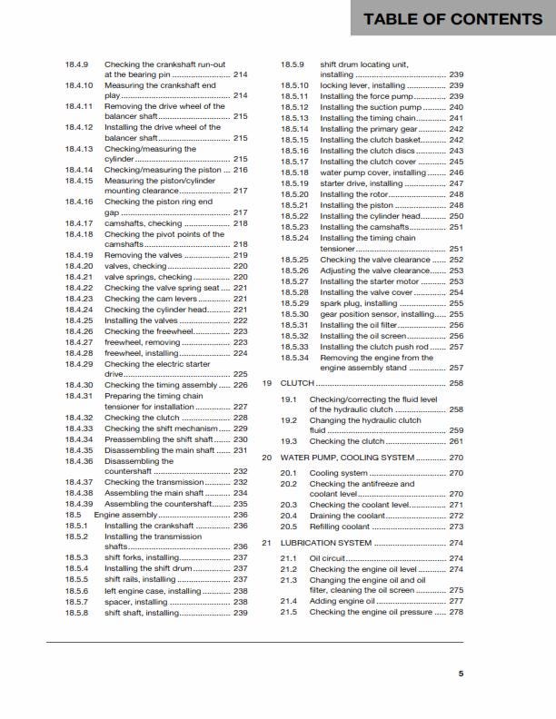 Husqvarna 2017 - FE 250 - Service Workshop Repair Manual