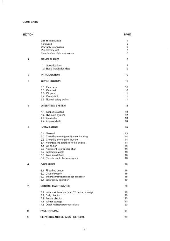 PRM - Marine Transmissions - PRM 150 PRM150 - Workshop Service Repair Manual