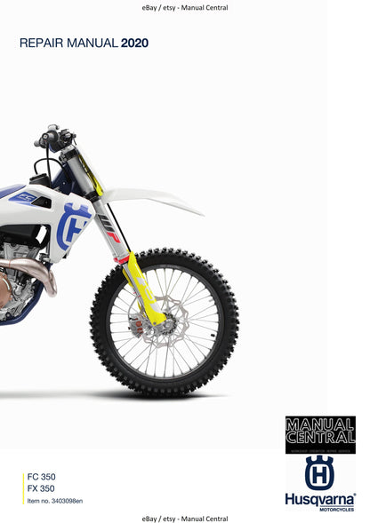 Husqvarna 2020 - FC FX 350 - Workshop Service Repair Manual