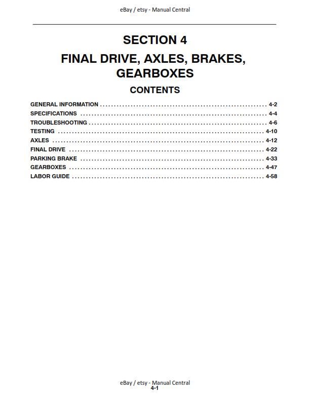 New Holland - Skid Steer L565 LX565 LX665 - Workshop Service Repair Manual