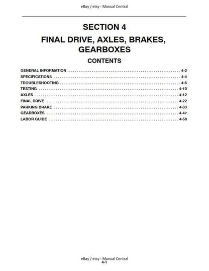 New Holland - Skid Steer L565 LX565 LX665 - Workshop Service Repair Manual