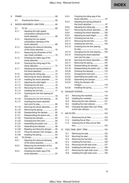 Husqvarna 2020 - TC 50 MINI - Workshop Service Repair Manual