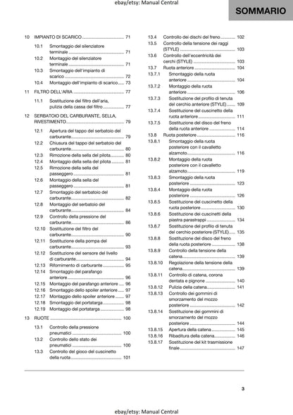 PDF - Italian Language - Husqvarna 2019 - Svartpilen 701 Style - Manuale Di Riparazione