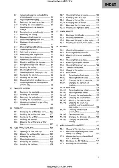 Husqvarna 2024 - FS 450 - Service Workshop Repair Manual
