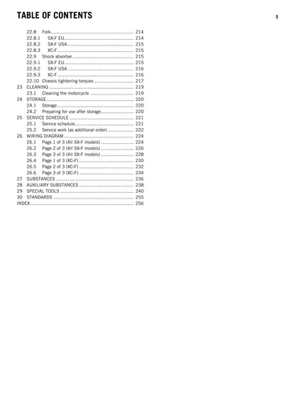 KTM 2014 - 350 SX-F XC-F - Service Workshop Repair Manual