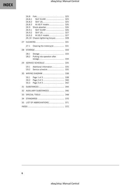 KTM 2024 - 350 Sx-f Xc-f Factory Edition - Service Workshop Repair Manual