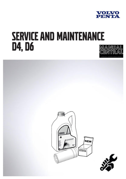 Volvo Penta - D4 D6 - Service & Maintenance Manual