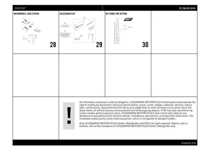 Husqvarna 2016 FE 250 US- Parts Manual Catalog