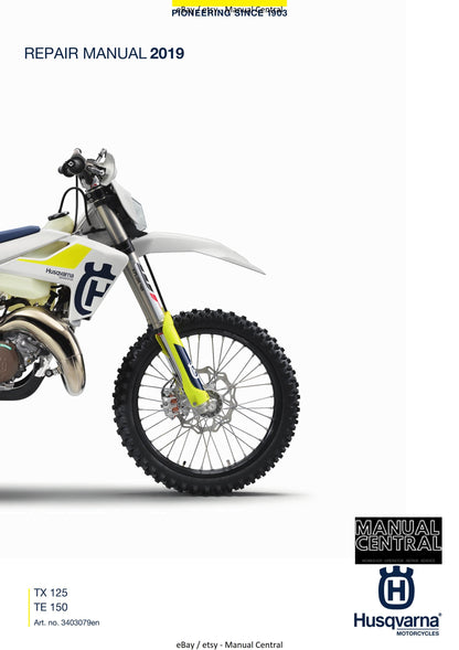 Husqvarna 2019 - TX 125 TE 150 - Workshop Service Repair Manual