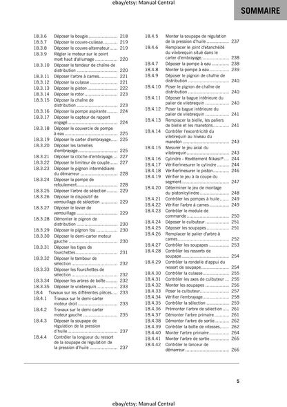 PDF - French Language - Ktm 2021 - 450 500 exc-f six days xcf-w - Manuel De Reparation -  Service Workshop Repair Manual
