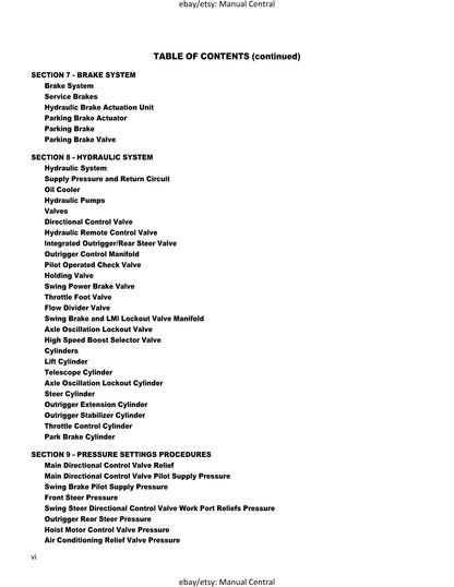 Grove Crane - RT530E - Service Workshop Repair Manual
