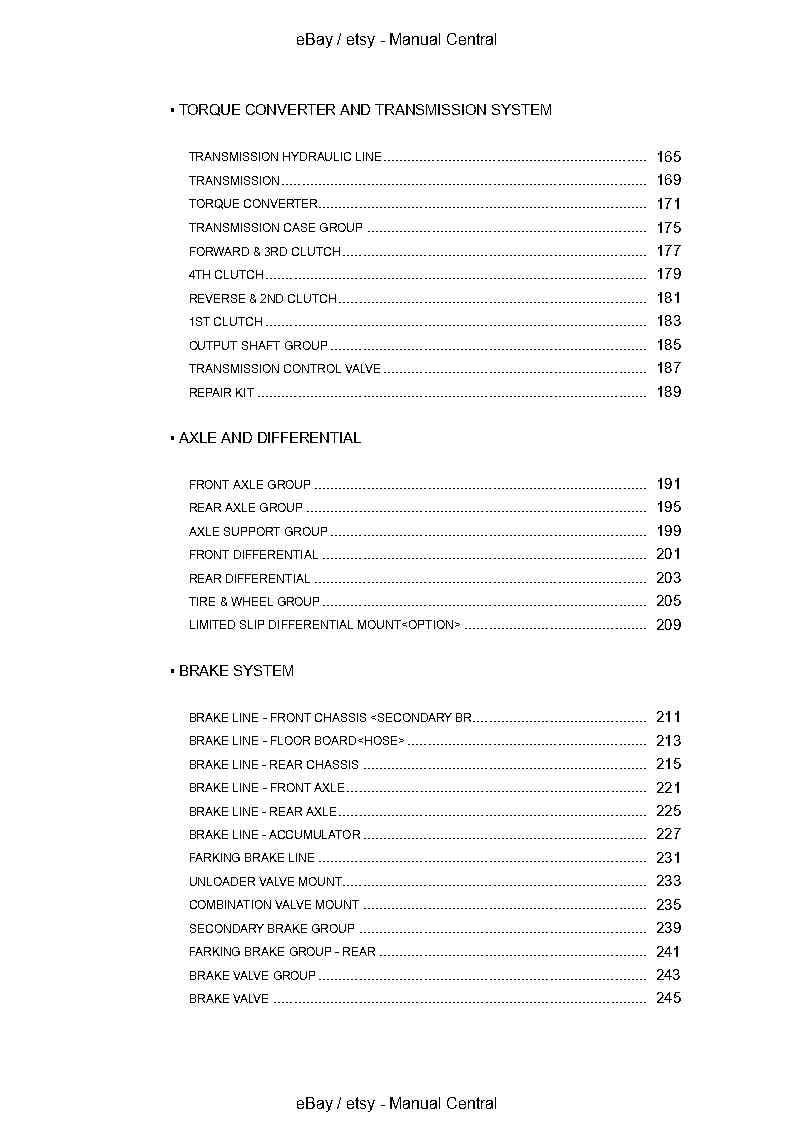 Kawasaki 90ZV-2 Wheel Loader - Part Catalog Manual