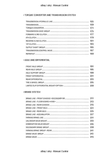 Kawasaki 90ZV-2 Wheel Loader - Part Catalog Manual