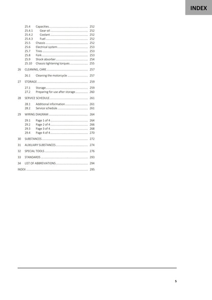 GasGas 2024 - MC 124 - Service Workshop Repair Manual