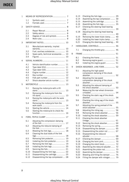 KTM 2020 - 690 Enduro R - Service Workshop Repair Manual