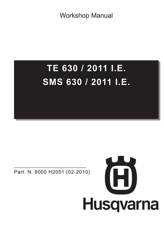 Husqvarna 2011 - TE Sms 630 - Service Workshop Repair Manual