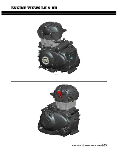 Royal Enfield Engine - LS410 LS 410 Service Workshop Repair Manual 2016 Edition